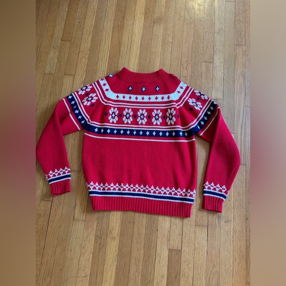 80s Vintage JC Penney Heavy Acrylic Knit Holiday Sweater - Picture 3 of 8